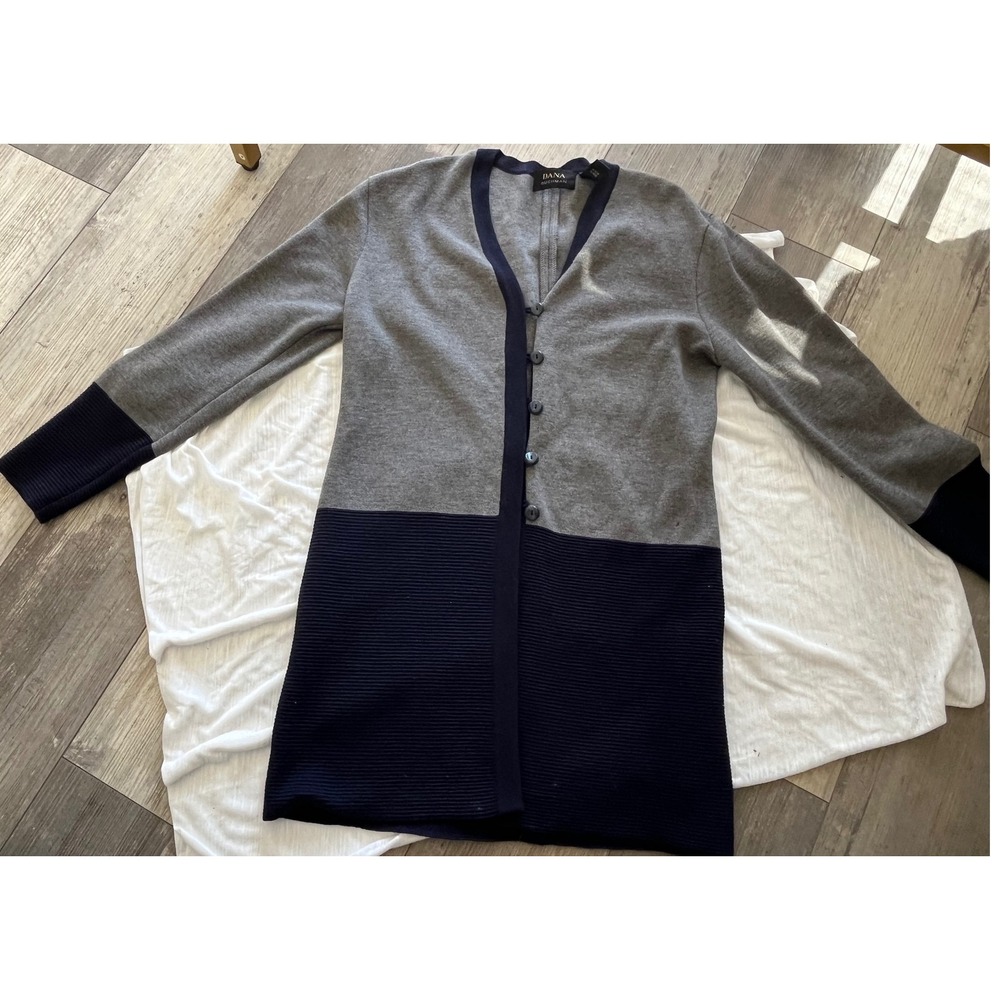 Dana Buchman Women's‎ L  Merino Wool Cardigan Sweater